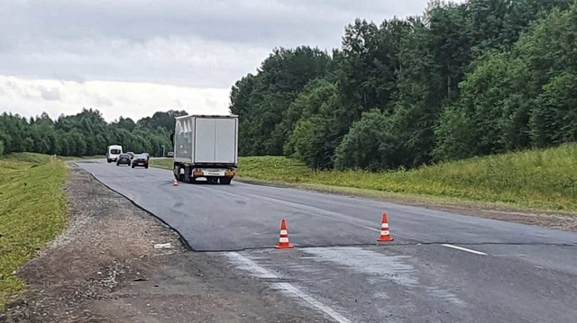 В Приморском районе ремонтируется участок дороги от Новодвинска до Негино