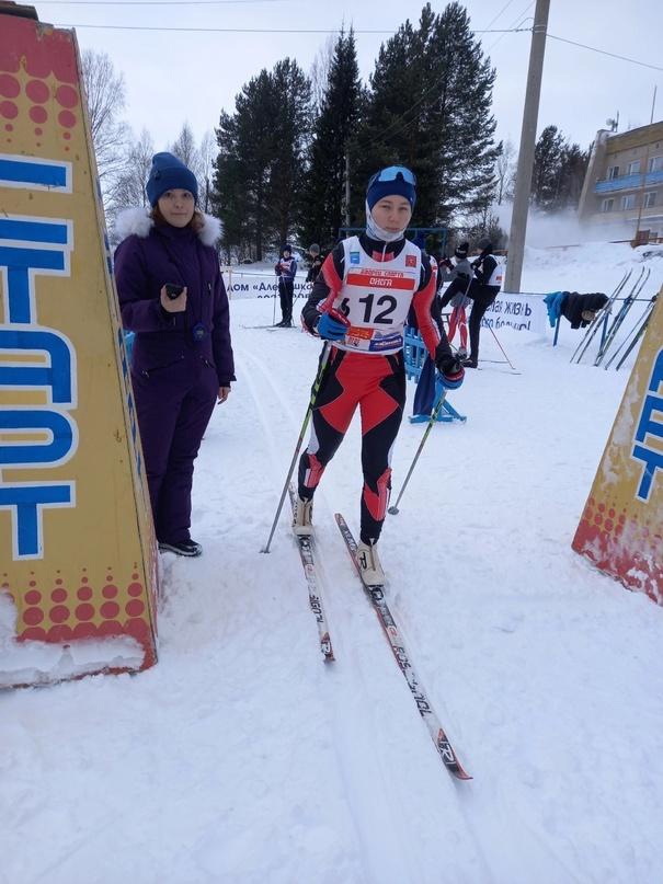 Ирина Долгушина - бронзовая призёрка областных соревнований по лыжным гонкам