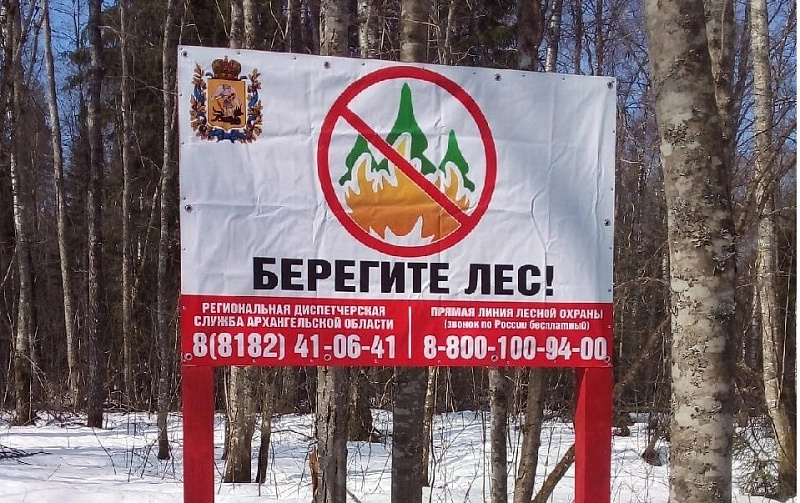 В лесах Архангельской области пожароопасный сезон объявлен с 1 мая 2023 года