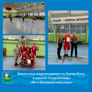 Баскетболисты Приморского района в финале Беломорских игр