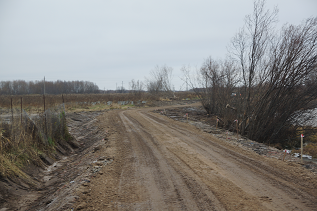 В Приморском районе завершается ремонт дороги от деревни Нижнее Ладино до деревни Левковка
