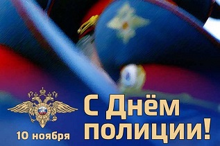 10 ноября - День сотрудников органов внутренних дел Российской Федерации!