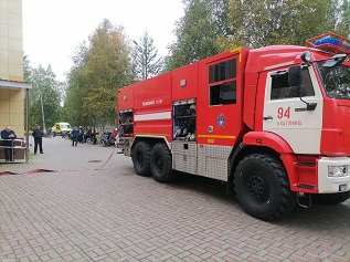 В Приморском районе прошло пожарно-тактическое учение на территории пансионата «Забота»
