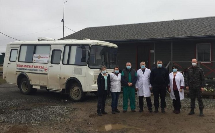 «Автобус здоровья» побывал в отдаленных деревнях Приморского района